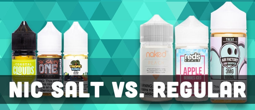 Nic Salt vs. Regular eJuice: What’s the Difference? - eJuiceDirect