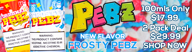 Brand New Flavor Frosty Pebz 100ml