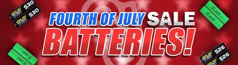 Fourth of July Sale: Lets Talk About Batteries