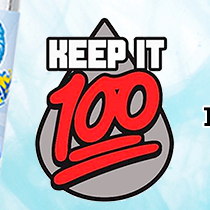 Keep It 100 New Flavor: Blue Slushie Lemonade!