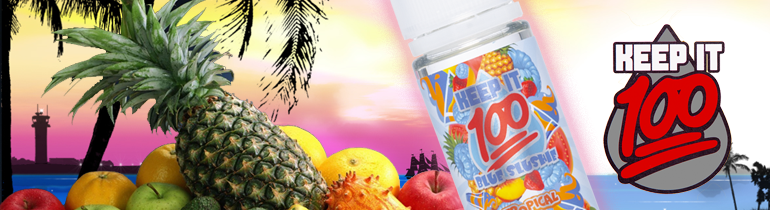A New Flavor by Keep It 100: Meet Blue Slushie Tropical