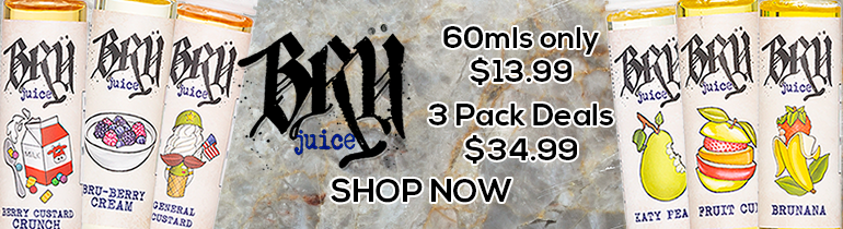 New Bru Juice 60mls! — eJuiceDirect