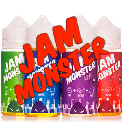 Jam Monster eLiquids. Get in the Jam Premium Vape Juice