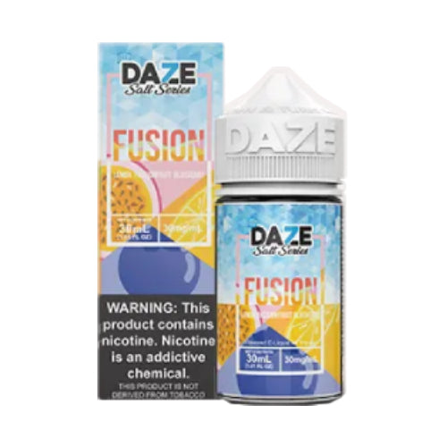 7 Daze Fusion Salts - Lemon Passionfruit Blueberry ICED - eJuiceDirect