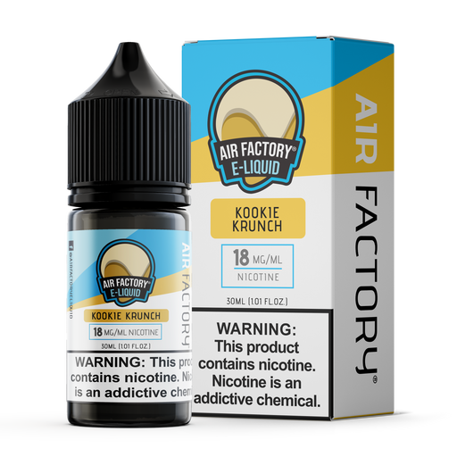 Air Factory Salt Kookie Krunch eJuice eJuiceDirect Air Factory Salt Kookie Krunch eJuice eJuiceDirect
