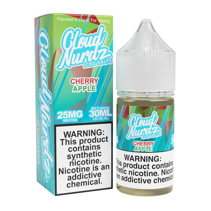 Cloud Nurdz Iced Salts Cherry Apple eJuice