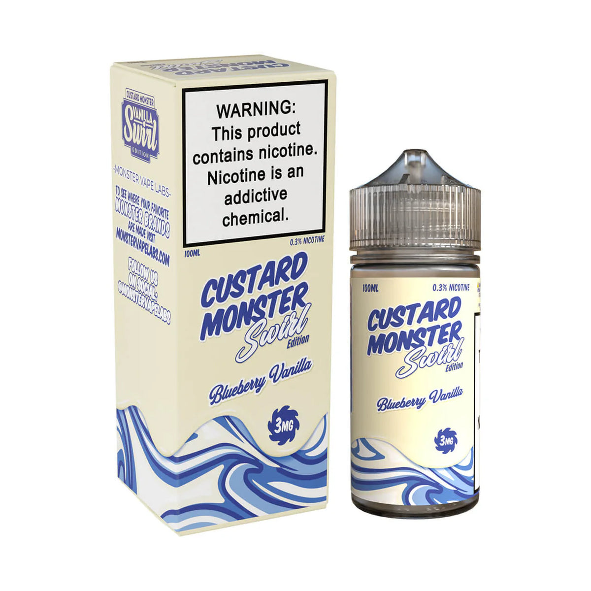 Custard Monster Swirl Blueberry Vanilla eJuice eJuiceDirect Custard Monster Swirl Blueberry Vanilla eJuice eJuiceDirect