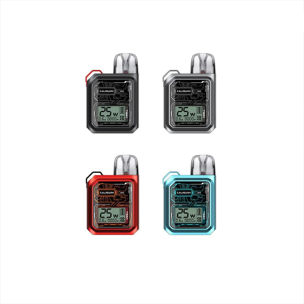Uwell Caliburn GK3 25W Pod Mod Kit eJuiceDirect Uwell Caliburn GK3 25W Pod Mod Kit eJuiceDirect