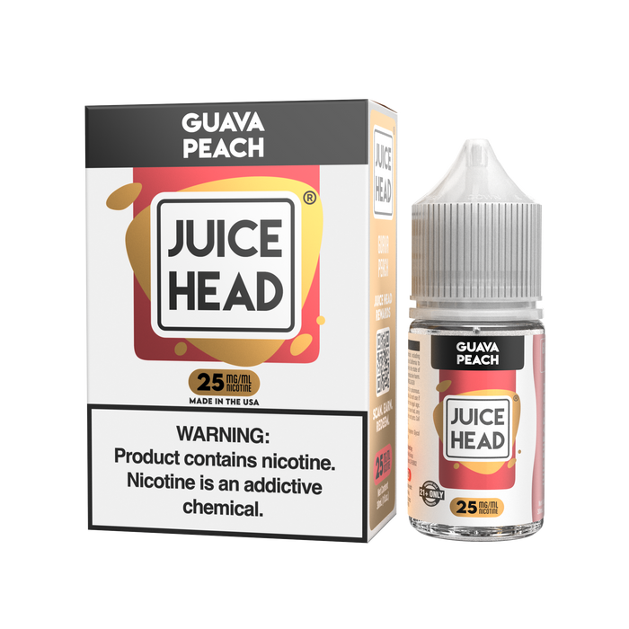 Juice Head Salt Guava Peach eJuice eJuiceDirect Juice Head Salt Guava Peach eJuice eJuiceDirect