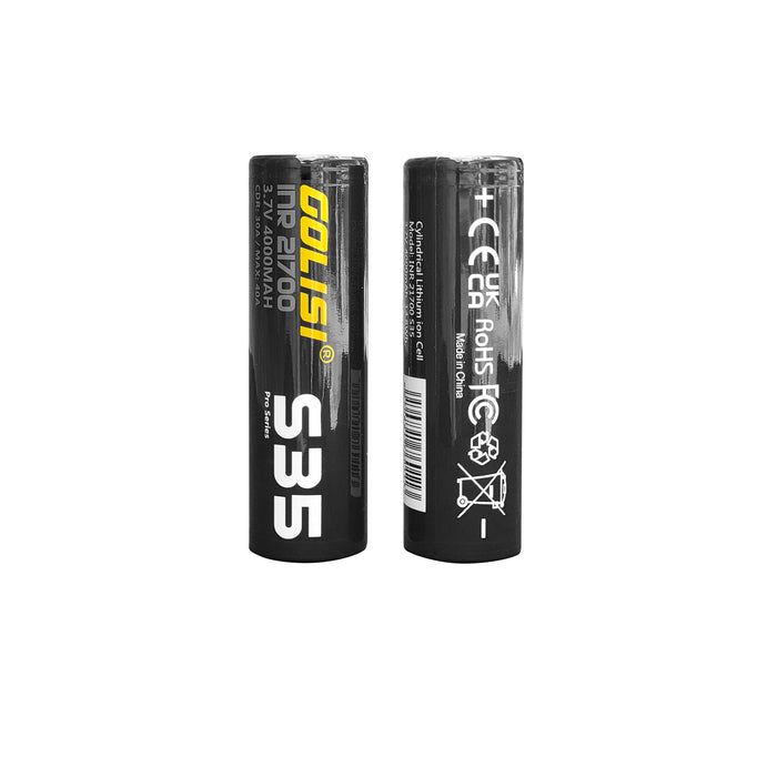 Golisi S35 21700 3750mAh 40A IMR Battery