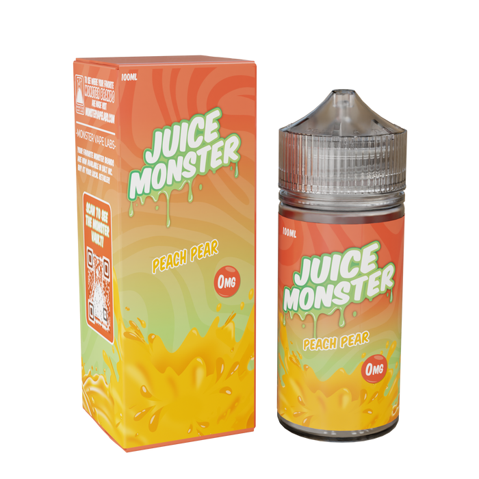 Juice Monster Peach Pear eJuice eJuiceDirect Juice Monster Peach Pear eJuice eJuiceDirect