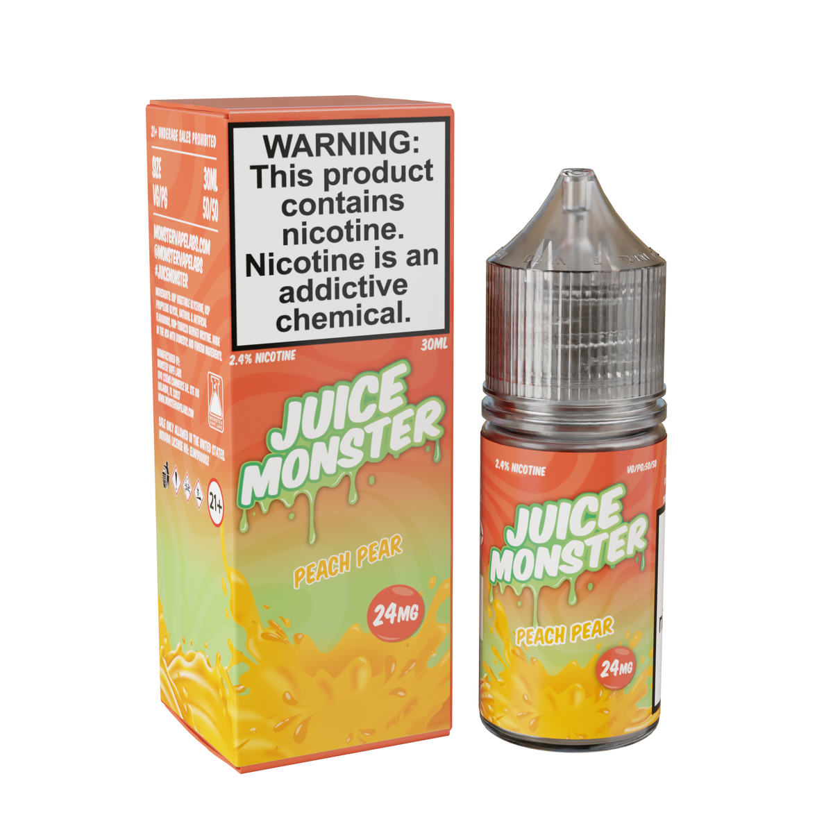 Juice Monster Salt Peach Pear eJuice — eJuiceDirect