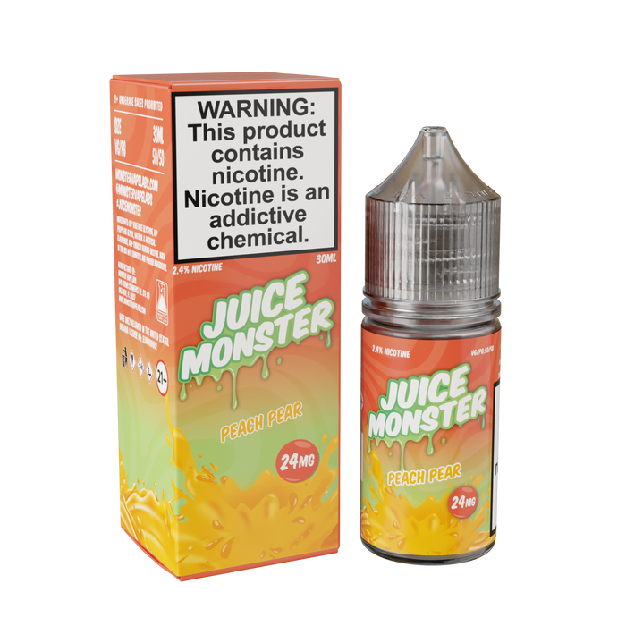 Juice Monster Salt Peach Pear eJuice
