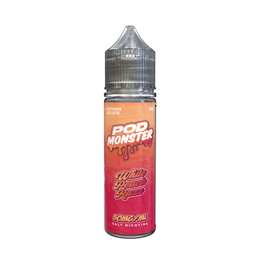Pod Monster Salt White Peach Razz eJuice  eJuiceDirect