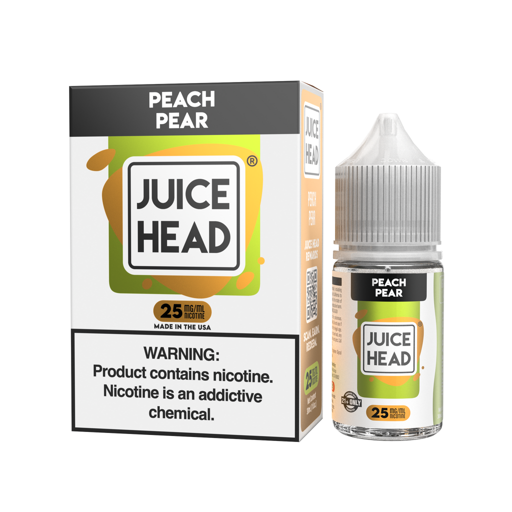 Juice Head Salt Peach Pear eJuice  eJuiceDirect