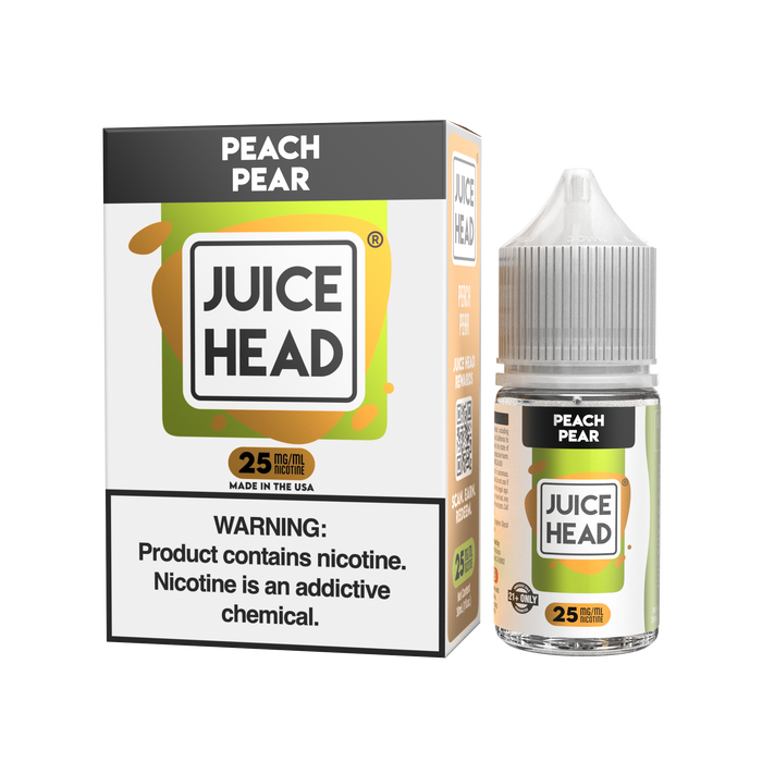 Juice Head Salt Peach Pear eJuice eJuiceDirect Juice Head Salt Peach Pear eJuice eJuiceDirect