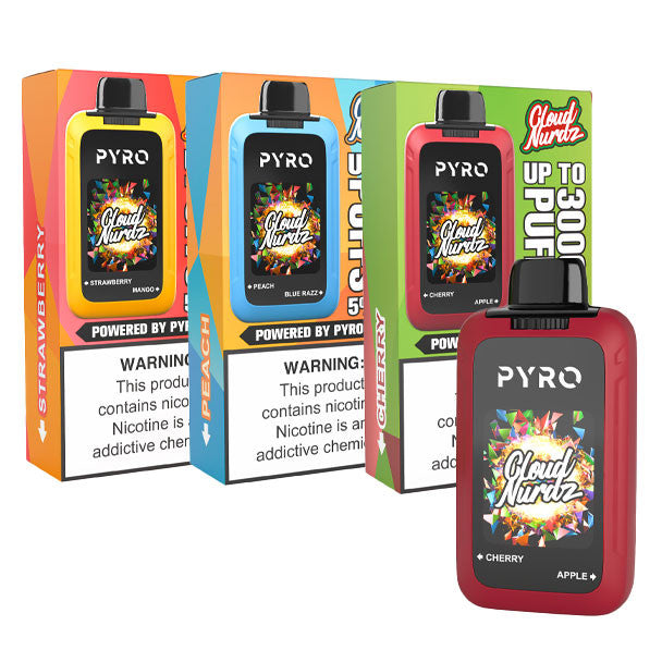 Pyro Duo x Cloud Nurdz 30K Disposable eJuiceDirect Pyro Duo x Cloud Nurdz 30K Disposable eJuiceDirect