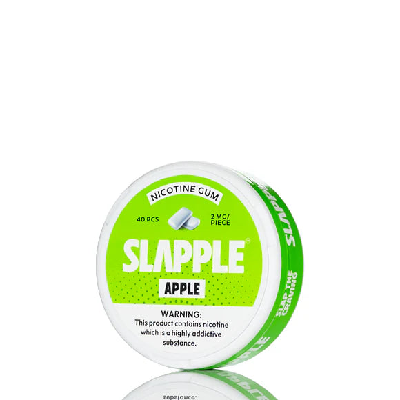 Slapple Sour Apple Nicotine Gum