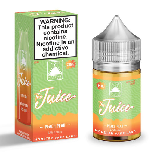 The Juice Salt Peach Pear eJuice eJuiceDirect The Juice Salt Peach Pear eJuice eJuiceDirect