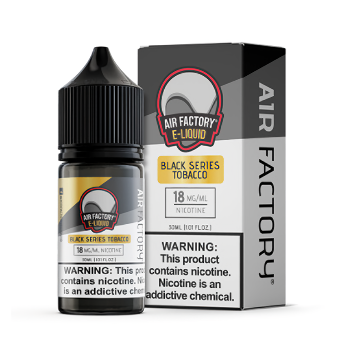 Air Factory Salt Black Series Tobacco eJuice