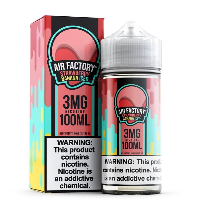 Air Factory Strawberry Banana Iced eJuice - eJuiceDirect
