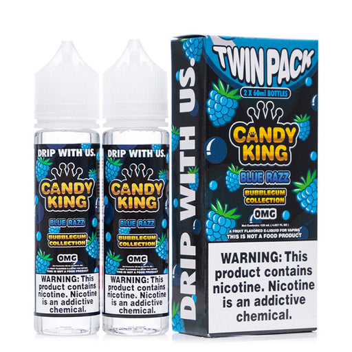 Bubblegum Collection by Candy King - Blue Razz Twin Pack - eJuiceDirect