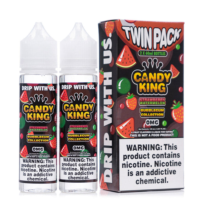 Bubblegum Collection by Candy King - Strawberry Watermelon Twin Pack - eJuiceDirect