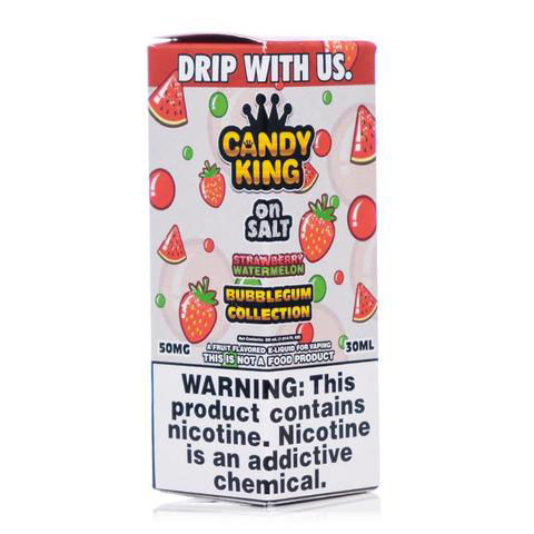 Bubblegum Collection on Salt by Candy King - Strawberry Watermelon - eJuiceDirect