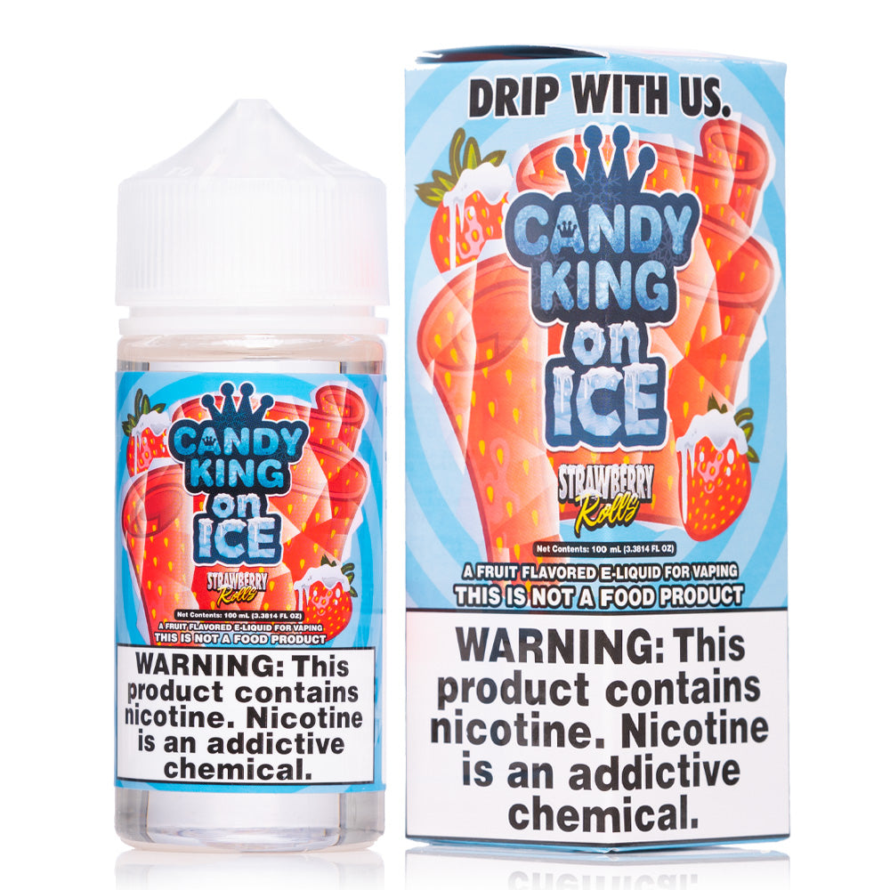 Candy King on Ice - Strawberry Rolls eJuiceDirect Candy King on Ice - Strawberry Rolls eJuiceDirect