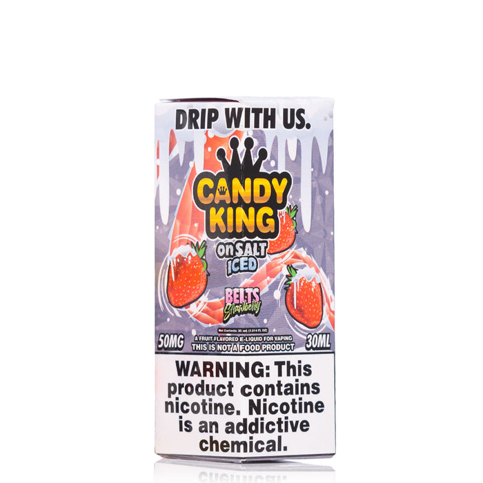 Candy King on Salt Iced - Belts Strawberry - eJuiceDirect