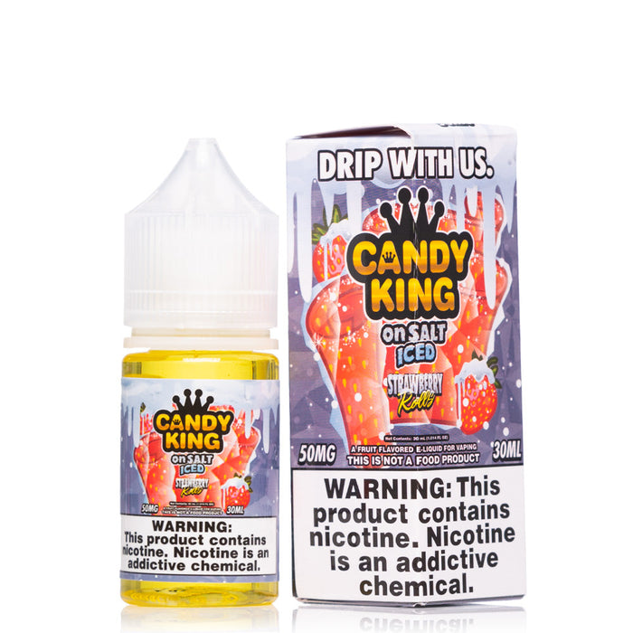 Candy King on Salt Iced - Strawberry Rolls eJuiceDirect Candy King on Salt Iced - Strawberry Rolls eJuiceDirect