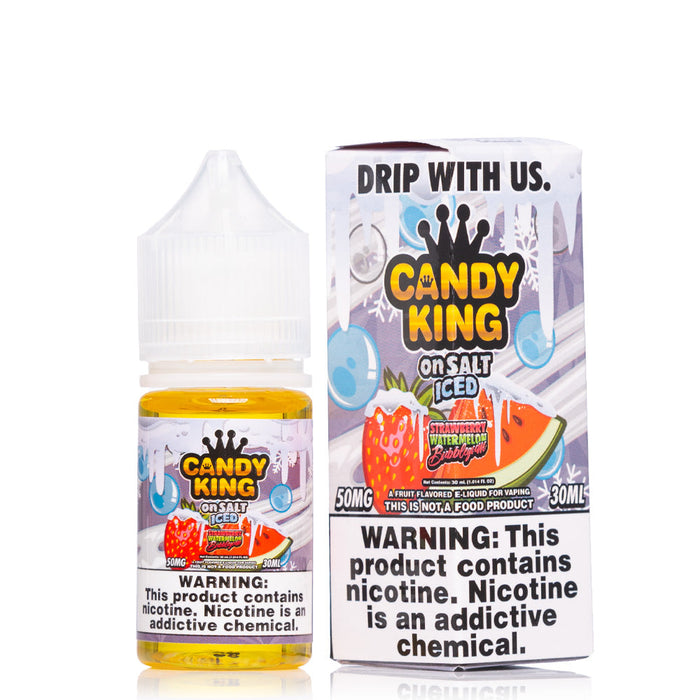 Candy King on Salt Iced - Strawberry Watermelon Bubblegum eJuiceDirect Candy King on Salt Iced - Strawberry Watermelon Bubblegum eJuiceDirect