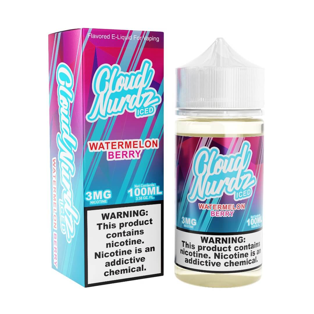 Cloud Nurdz Iced Watermelon Berry eJuice  eJuiceDirect