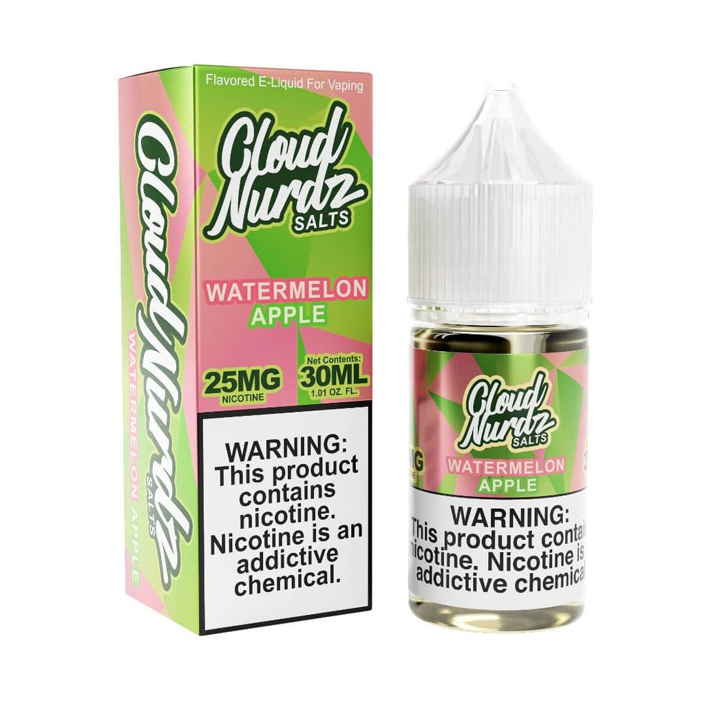 Cloud Nurdz Salts Watermelon Apple eJuice  eJuiceDirect