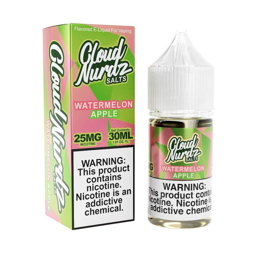Cloud Nurdz Salts Watermelon Apple eJuice — eJuiceDirect