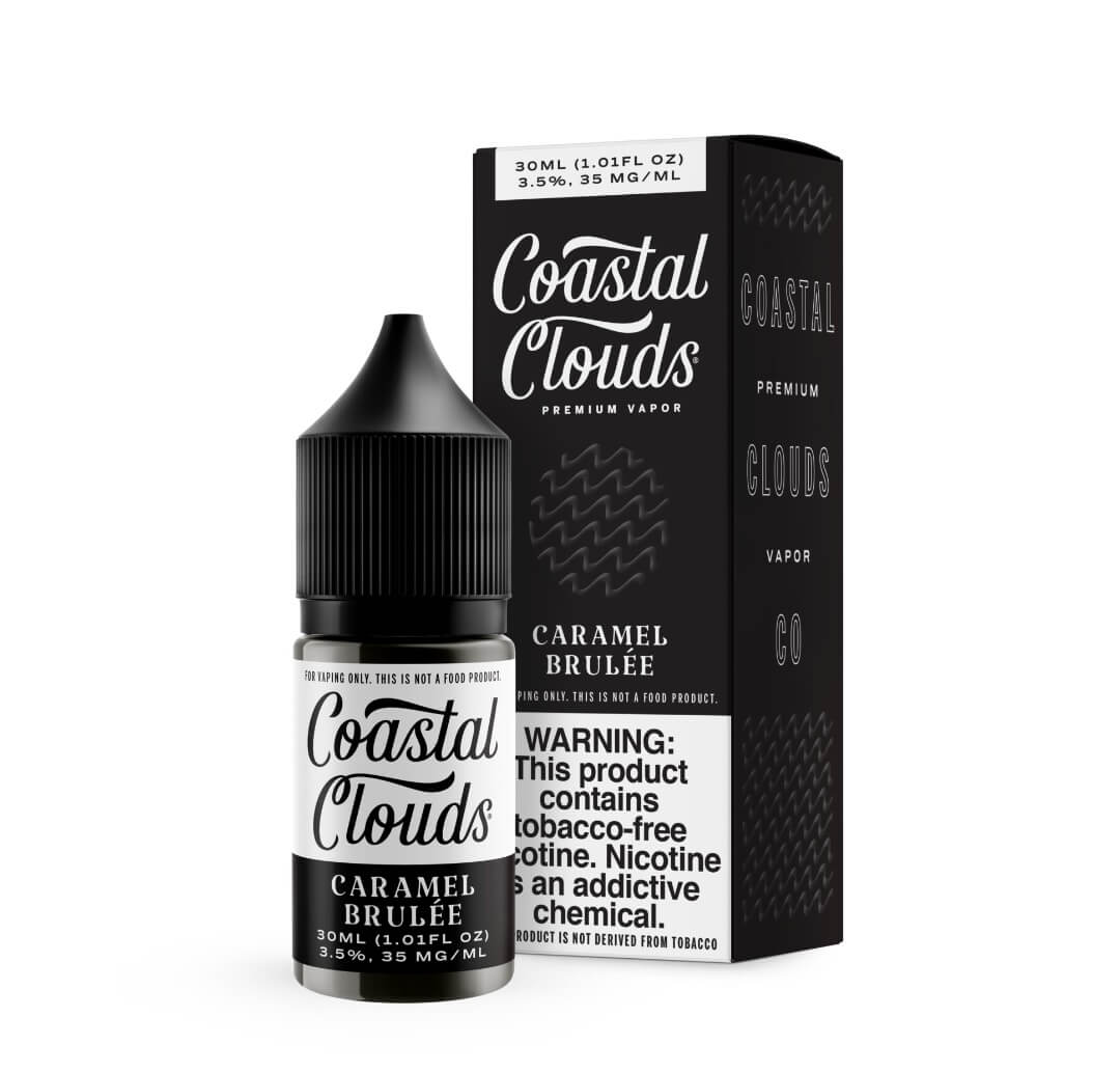 Coastal Clouds Salt Caramel Brulee eJuice eJuiceDirect Coastal Clouds Salt Caramel Brulee eJuice eJuiceDirect