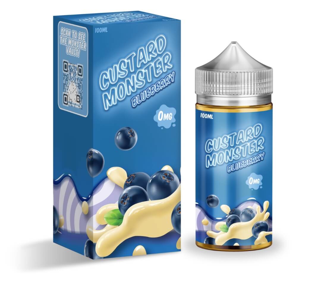 custard vape juice 100ml Custard Monster Blueberry eJuice — eJuiceDirect