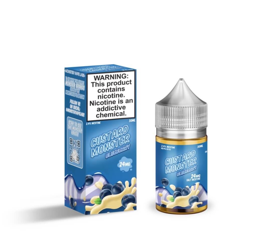 Custard Monster Salt Blueberry eJuice eJuiceDirect Custard Monster Salt Blueberry eJuice eJuiceDirect
