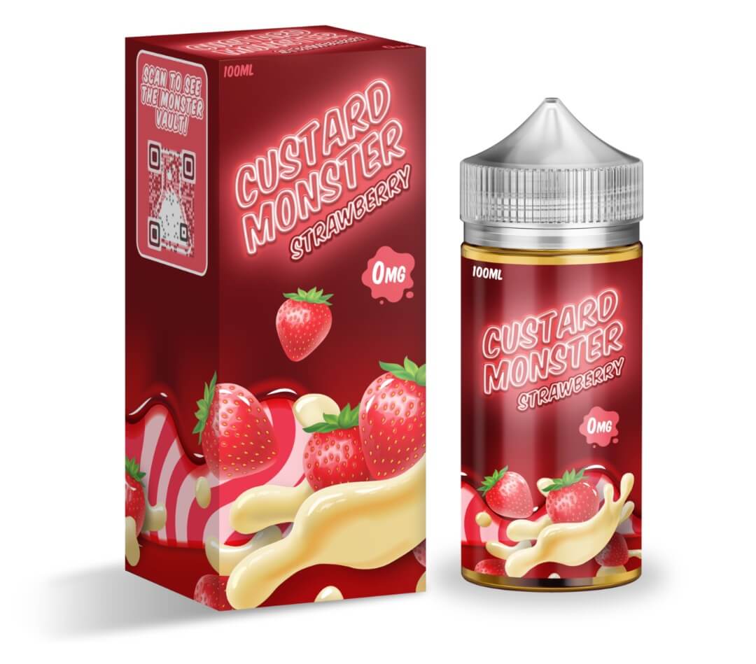 Custard Monster Strawberry eJuice eJuiceDirect Custard Monster Strawberry eJuice eJuiceDirect