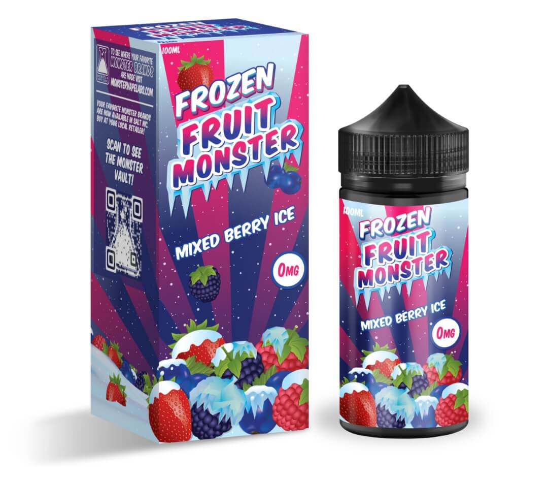 Frozen Fruit Monster Mixed Berry Ice eJuice eJuiceDirect Frozen Fruit Monster Mixed Berry Ice eJuice eJuiceDirect