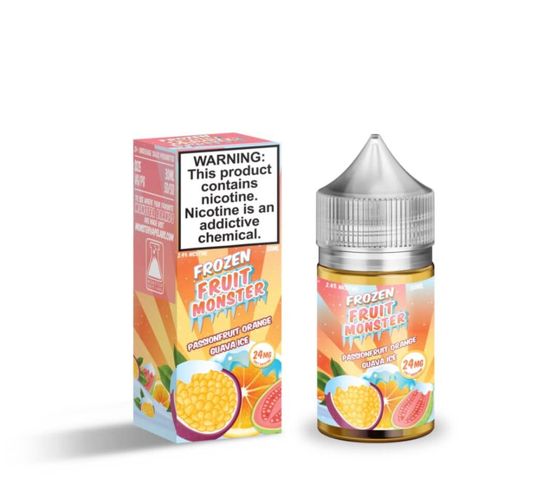 Frozen Fruit Monster Salt Passionfruit Orange Guava eJuice eJuiceDirect Frozen Fruit Monster Salt Passionfruit Orange Guava eJuice eJuiceDirect