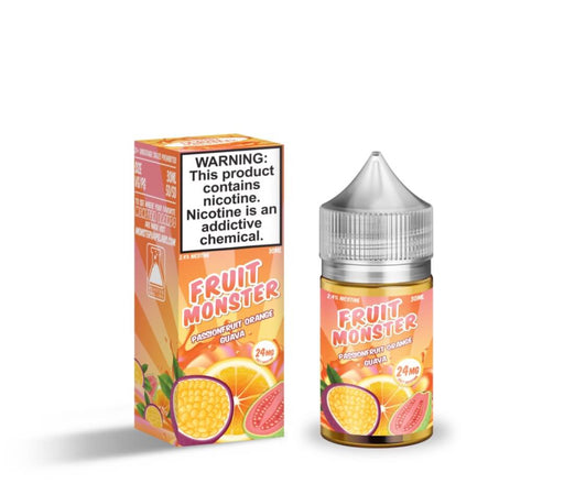 Fruit Monster Salt Passionfruit Orange Guava eJuice eJuiceDirect Fruit Monster Salt Passionfruit Orange Guava eJuice eJuiceDirect