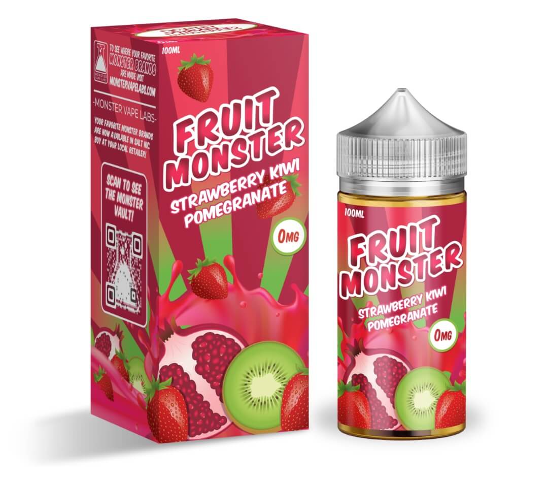 Fruit Monster Strawberry Kiwi Pomegranate eJuice — eJuiceDirect