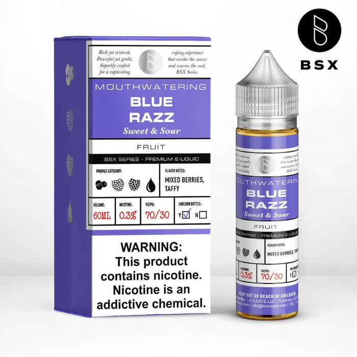 Glas BSX Blue Razz eJuice eJuiceDirect Glas BSX Blue Razz eJuice eJuiceDirect