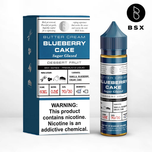 Glas BSX Blueberry Cake eJuice - eJuiceDirect