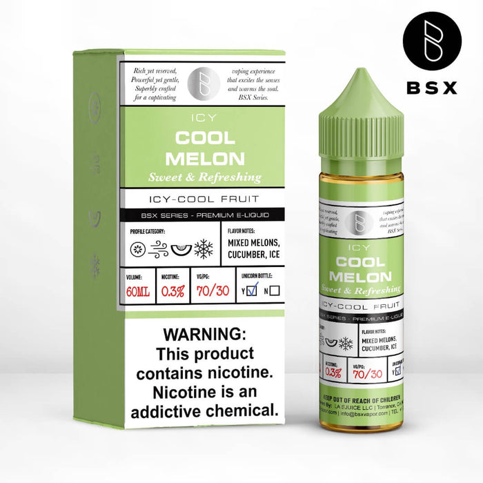 Glas BSX Cool Melon eJuice - eJuiceDirect