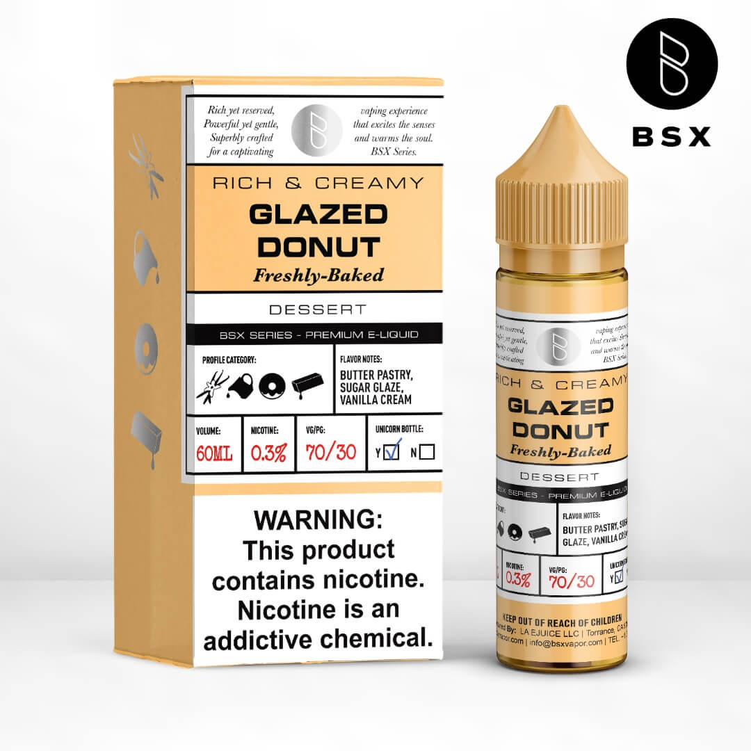 BSX Series TFN by Glas E-Liquid - Glazed Donut | eJuice Direct eJuiceDirect BSX Series TFN by Glas E-Liquid - Glazed Donut | eJuice Direct eJuiceDirect