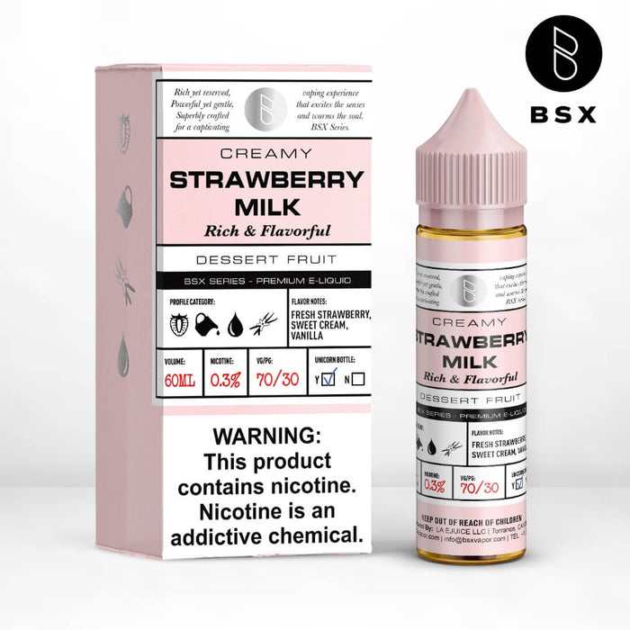 Glas BSX Strawberry Milk eJuice eJuiceDirect Glas BSX Strawberry Milk eJuice eJuiceDirect