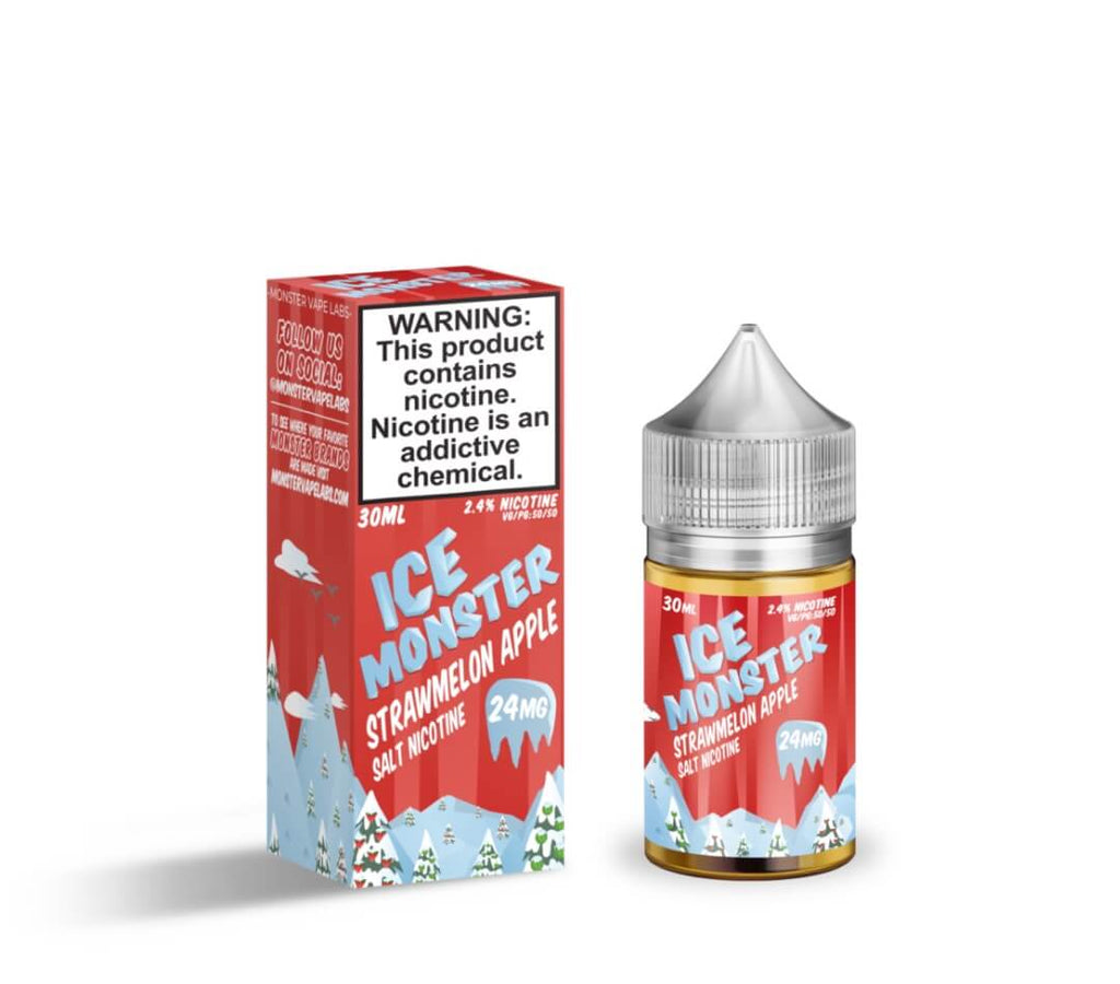 Ice Monster Salt Strawmelon Apple eJuice  eJuiceDirect
