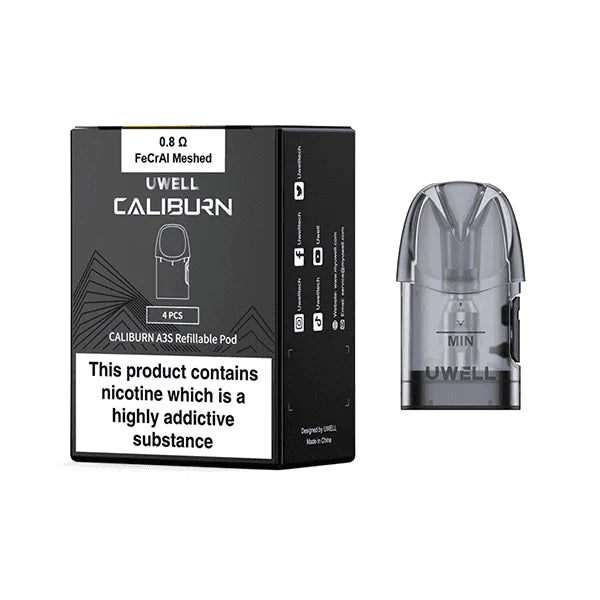 Uwell Caliburn A3S Pods eJuiceDirect Uwell Caliburn A3S Pods eJuiceDirect